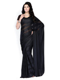 Diva Black Georgette Saree