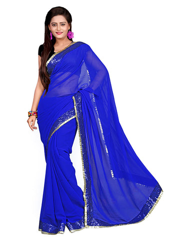 Florence Blue Saree